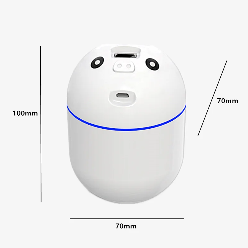 Ультразвуковой мини увлажнитель воздуха 220 мл арома диффузор эфирного масла для