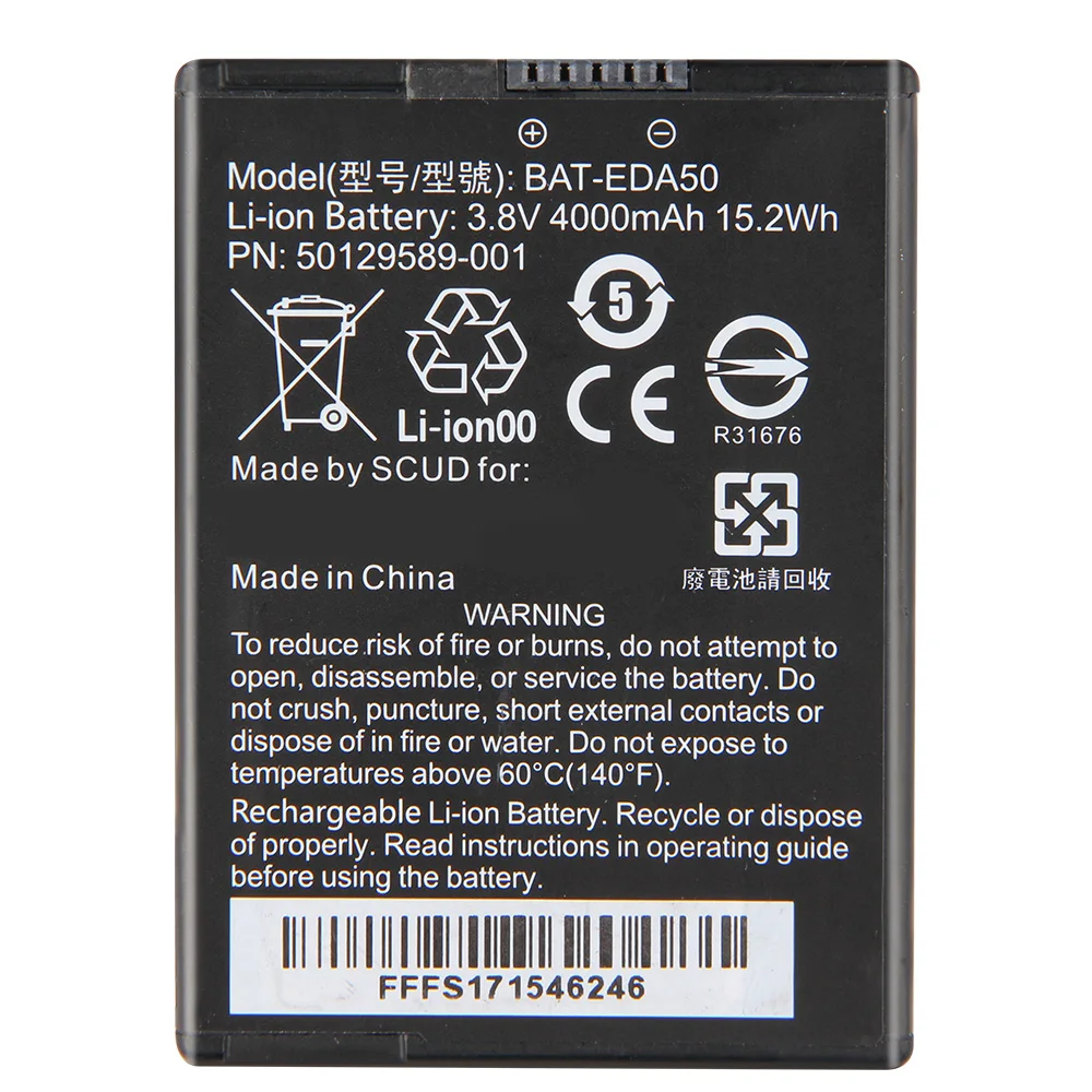 Yelping-Bater&iacute;a de tel&eacute;fono BAT-EDA50, accesorio para Honeywell EDA50, EDA50hc, Scanpal, EDA40, EDA50k, 4000mAh-1