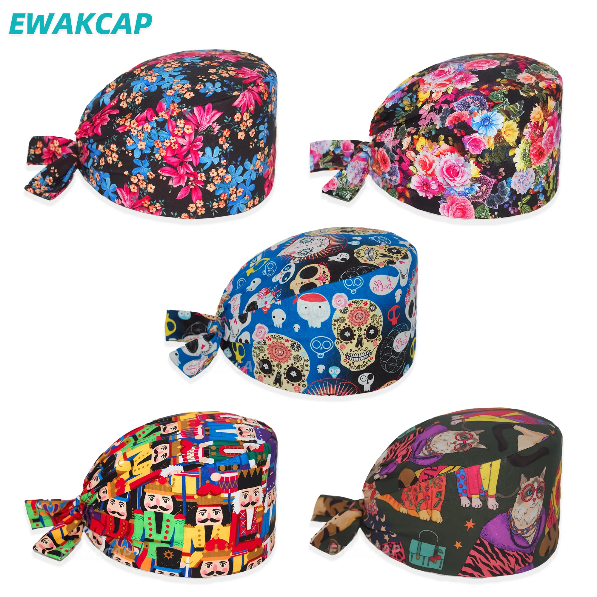 Шапочка унисекс для ухода за животными регулируемая из 100% хлопка | Аксессуары