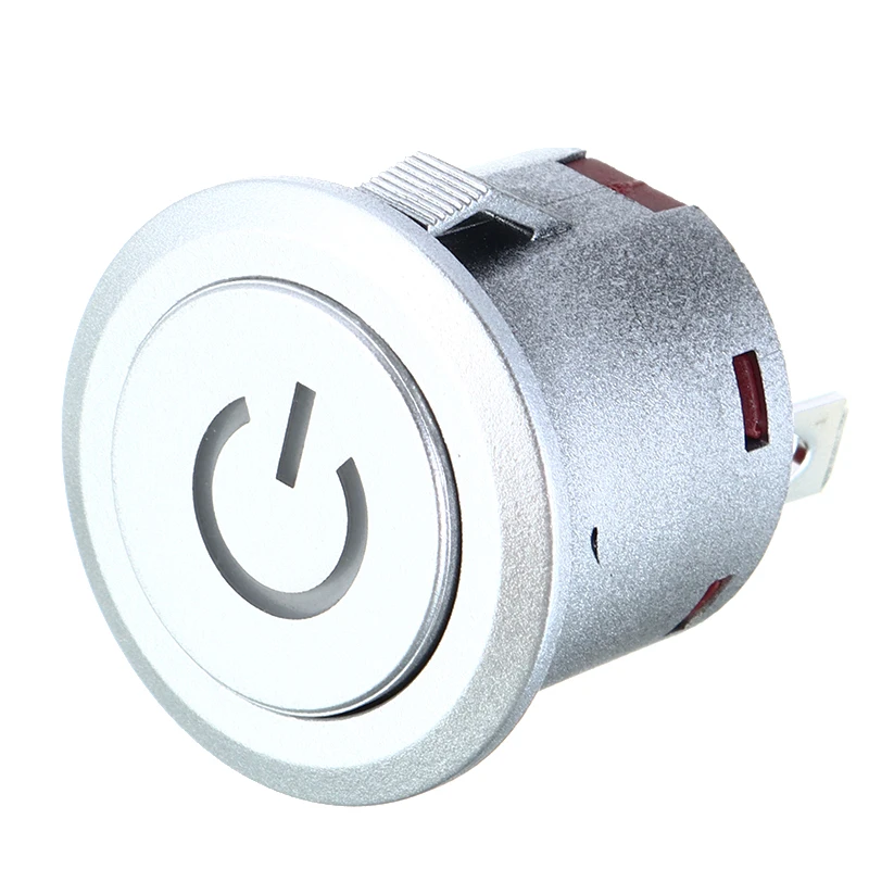 22mm 12V Green LED Push Button Switch Autolock Power ON/Off Car Styling Parts | Автомобили и мотоциклы