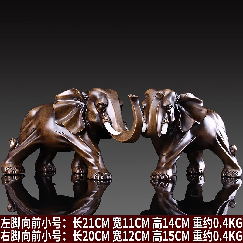 

lanca is like a pair of ornaments: living room, wine cabinet, TV cabinet, decoration, resin handicraft, elephant decoration