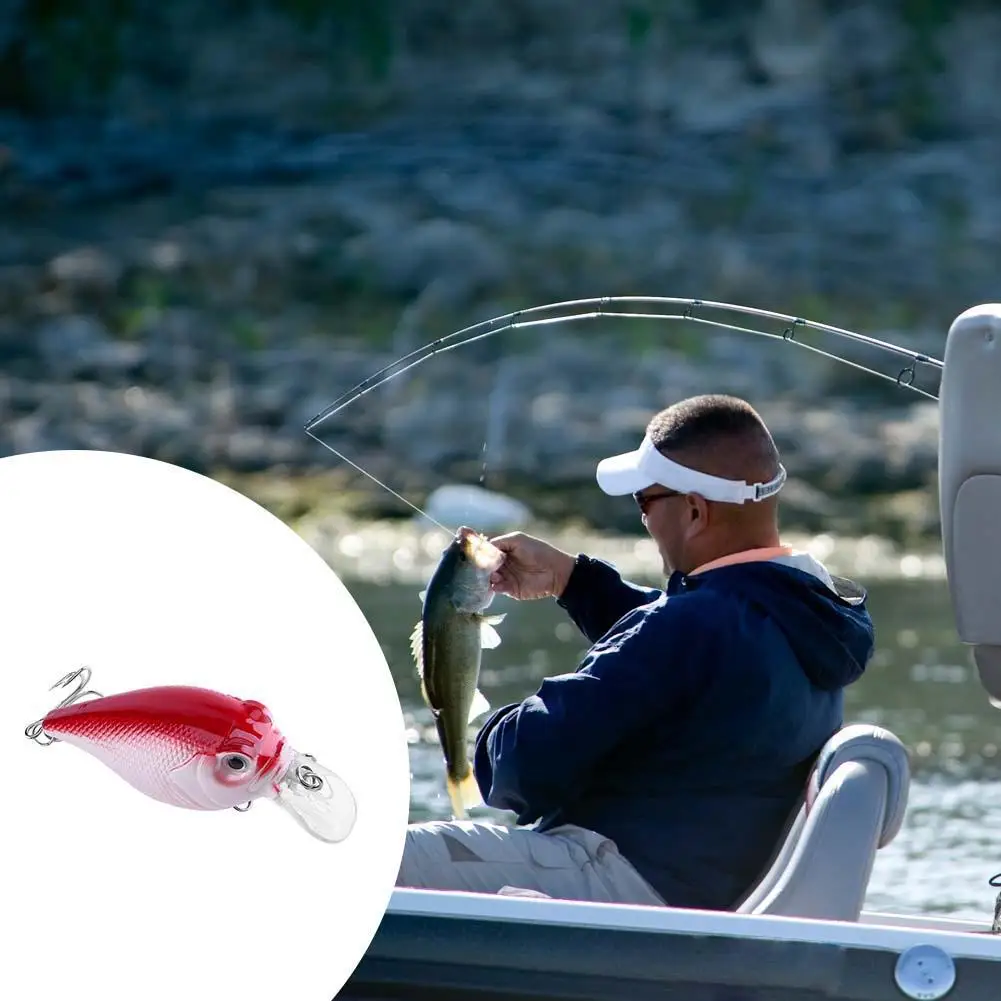 1 шт. 8 см твердая искусственная приманка рыболовная плавающая наживка Minnow 3D глаза