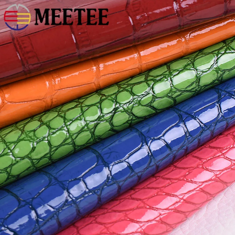 Meetee 95x0 8 см толщина мм ПВХ яркая синтетическая кожа ткань искусственная DIY сумки