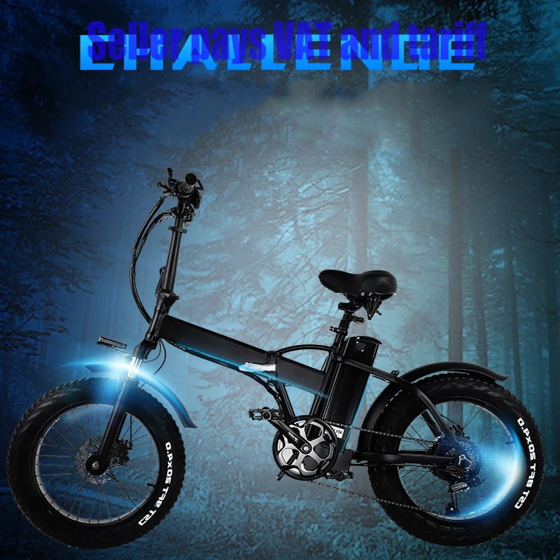 Электрический велосипед с колесами 20 дюймов 48 В 750 Вт литиевая батарея в 15