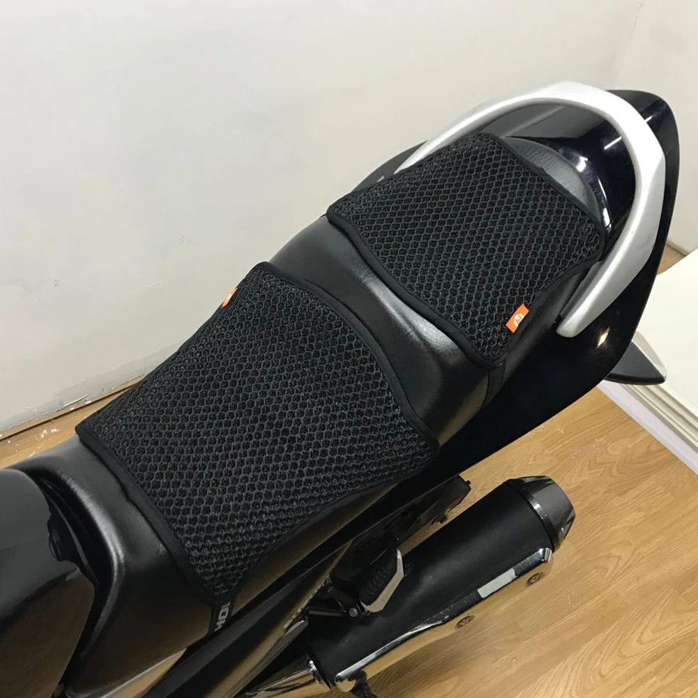 

S-XL Motorcycle 3D Mesh Protector Seat Cushion Cover Net Insulation Cushion Motorcycle Electric Bike Scooter Seat Cushion Cover