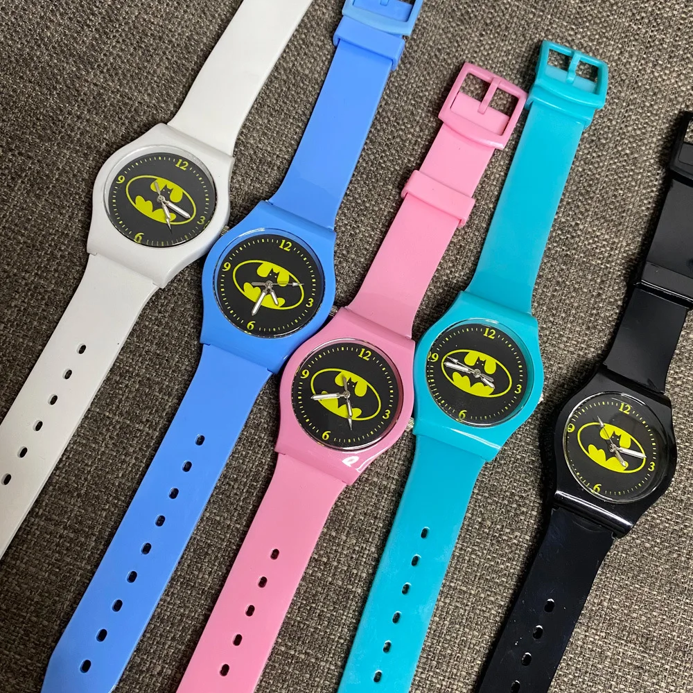 

Fashion Batman Cute Style Children's Watches Kids Student Girls Boys Quartz Leather Wrist Watch