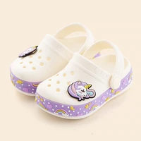 childrens slippers for boys summer kids home sandals cartoon shoes soft leather appliques big girls beach cave shoes