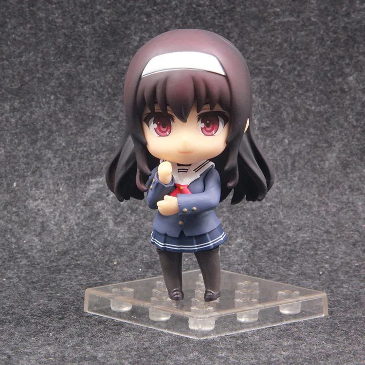 Японская аниме экшн фигурка Saenai Heroine No Sodatekata Kasumigaoka Utaha 738 #10cm Q Ver ПВХ модель
