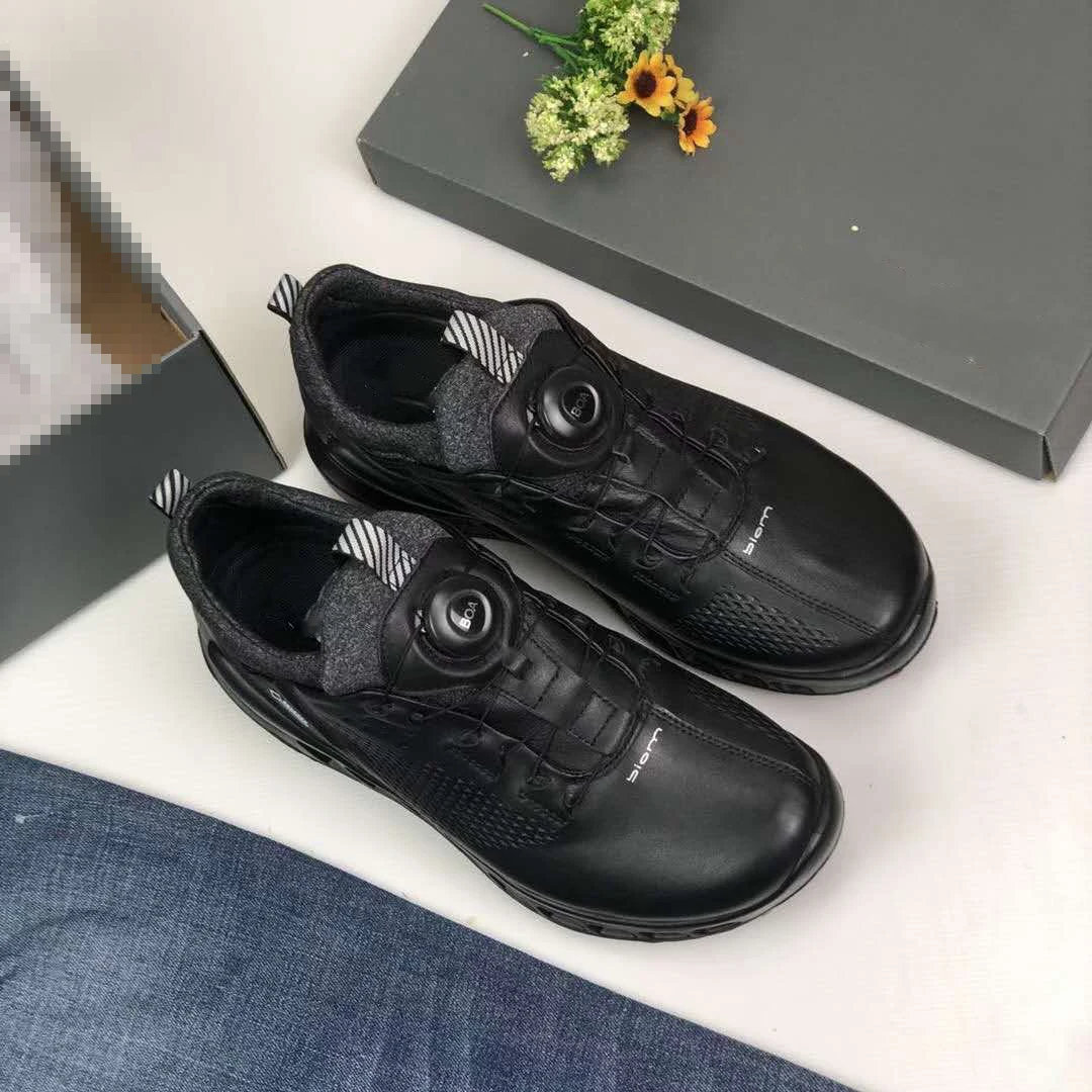 

Brand Men Golf Shoes Genuine Leather Comfortable Quick Lacing Professional Golf Sport Sneakers for Men Trainers