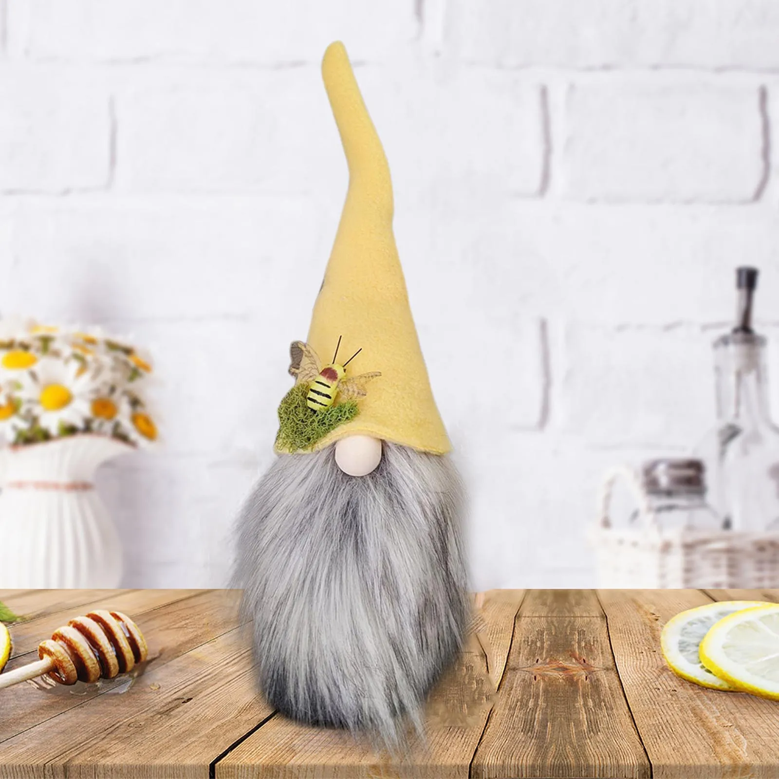 2021 нордическая Шмель пчела в полоску Gnome безликая кукла дерево подвесное