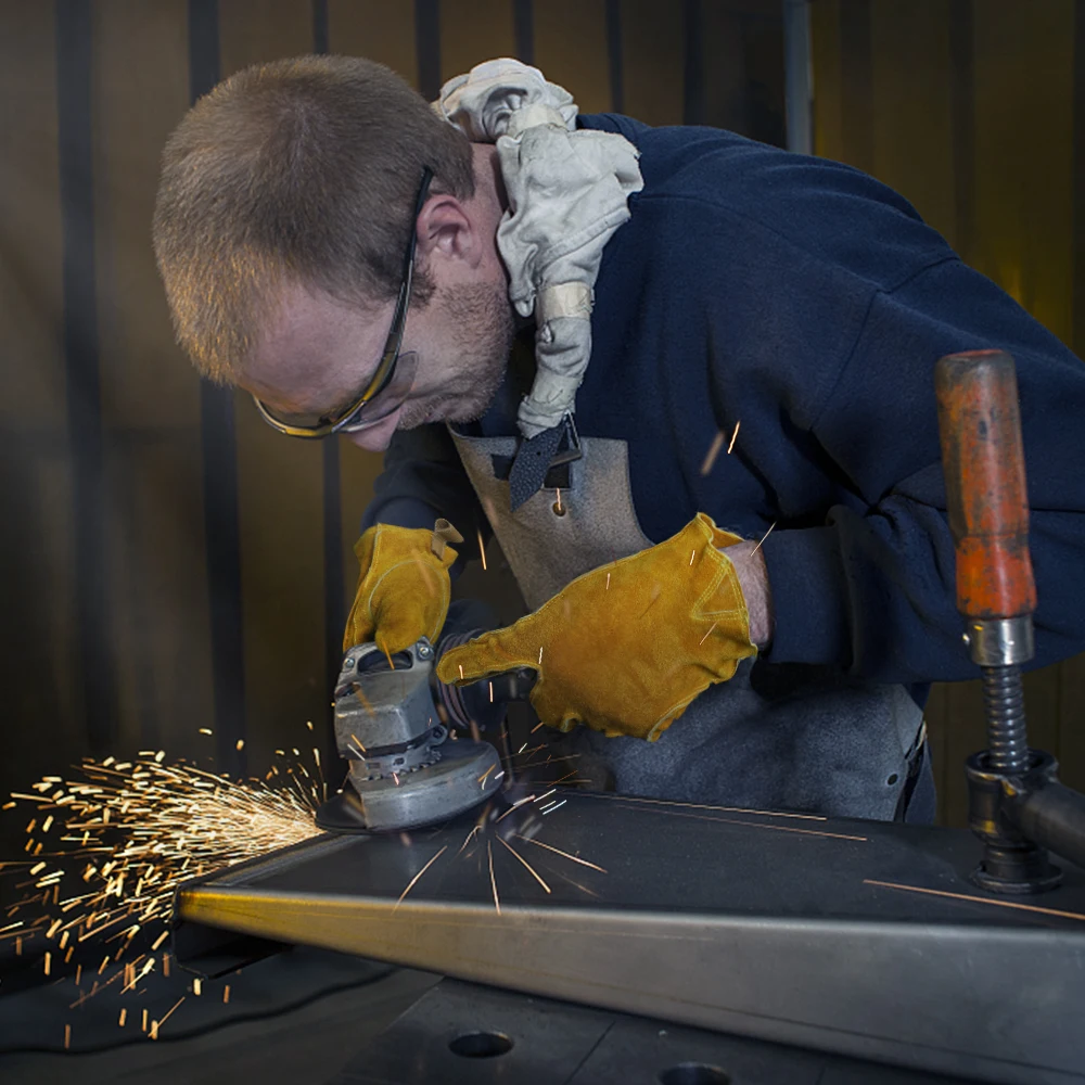 Перчатки мужские из воловьей кожи спортивные для езды на мотоцикле лыжах