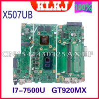 x507ub main board for asus x507u x507ub x507ubr x507ura y5000ub laptop motherboard with i7 7500u gt920mx 100 working well