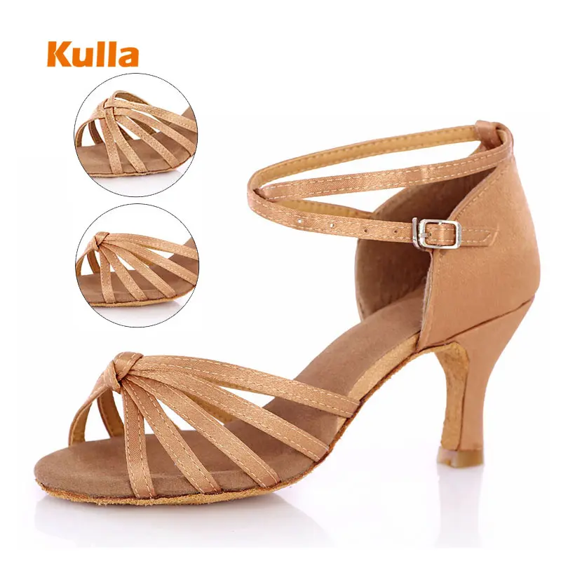 Туфли женские для латиноамериканских танцев мягкая подошва каблук 5 см 7 Обувь