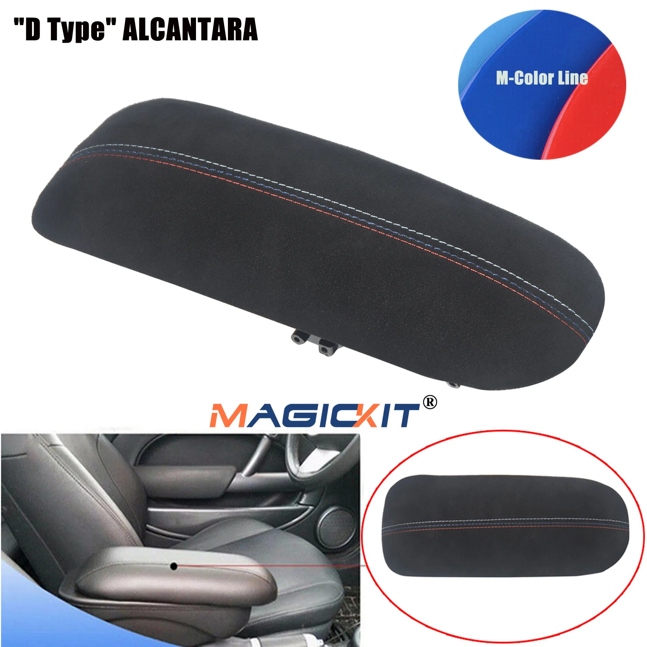 

MagicKit Original Alcantara Console Lid Armrest For BMW Engine Mini Cooper 2002-2008