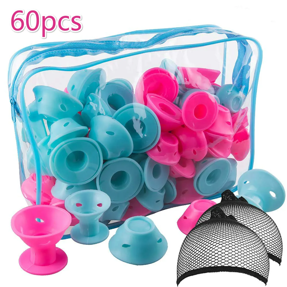 Силиконовые щипцы для завивки волос Резиновые 20 Вт 30 60 шт. волшебные бигуди не