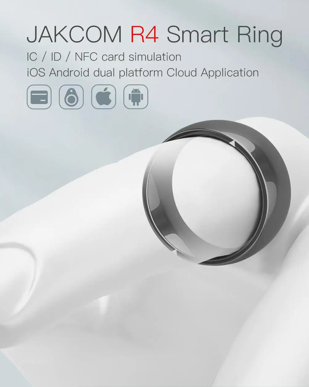 Новинка Jakcom R4 водонепроницаемый высокоскоростной NFC ID IC-карта вход умное кольцо