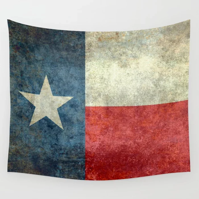 Флаг штата Техас гобелен в стиле ретро настенный Общежития Декор для дома