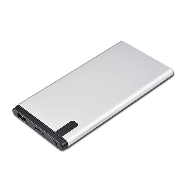 30000 мАч power bank быстрая зарядка тонкий Ультратонкий внешний аккумулятор с двумя usb-портами светодиодный цифровой дисплей портативное зарядное устройство для Xiaomi iPhone huawei - Color: Silver