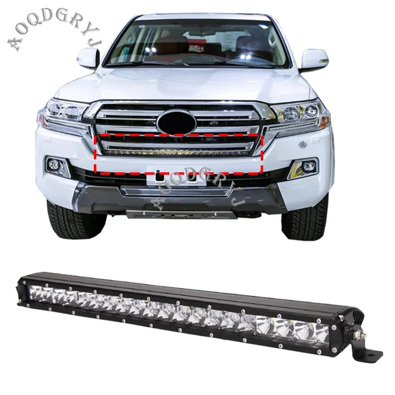 

Автомобильные аксессуары, светодиодсветодиодный лента для переднего бампера, решетки радиатора, декоративная лента для Toyota Land Cruiser 2016-2020