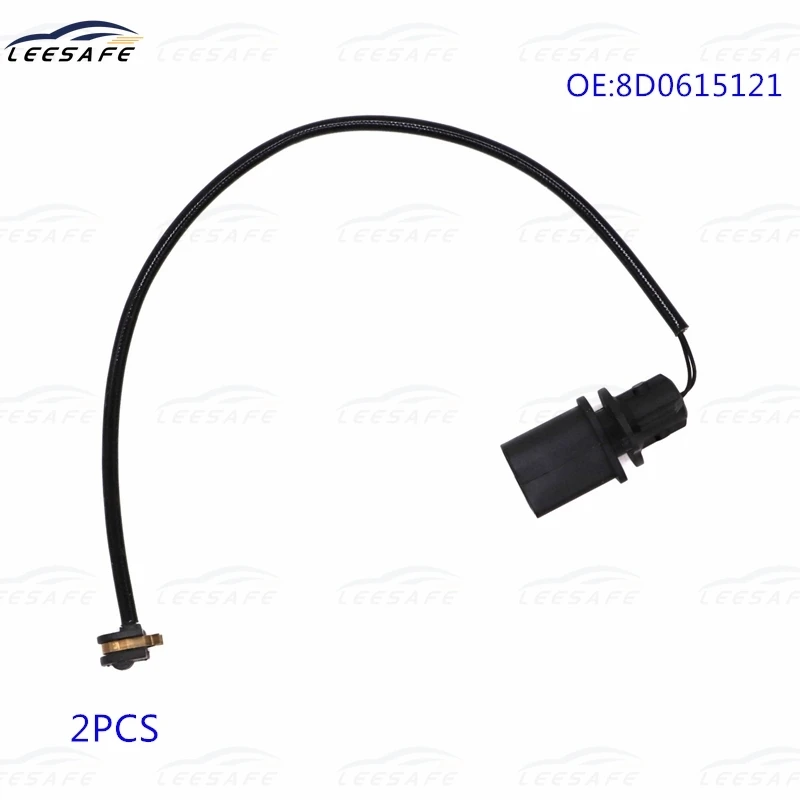 2PCS Front Brake Pad Sensor 8D0615121 for AUDI A4 Avant 8D5 B5 RS4 Quattro 2000-2001 Auto Alarm Line Replacement