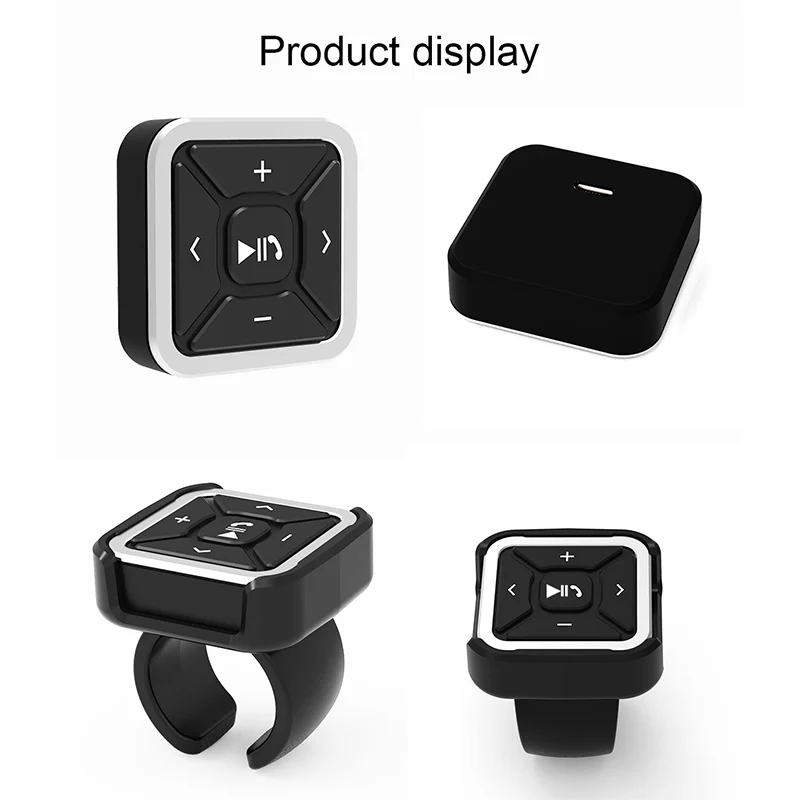 

Беспроводной пульт дистанционного управления Bluetooth на руль, управление смартфоном для воспроизведения музыки MP3, Android, IOS, длительный режим о...