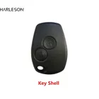 2 Корпус для ключей на кнопке чехол для Renault Megane Modus Espace Laguna Duster Logan DACIA Sandero Fluence Clio Kangoo No Blade