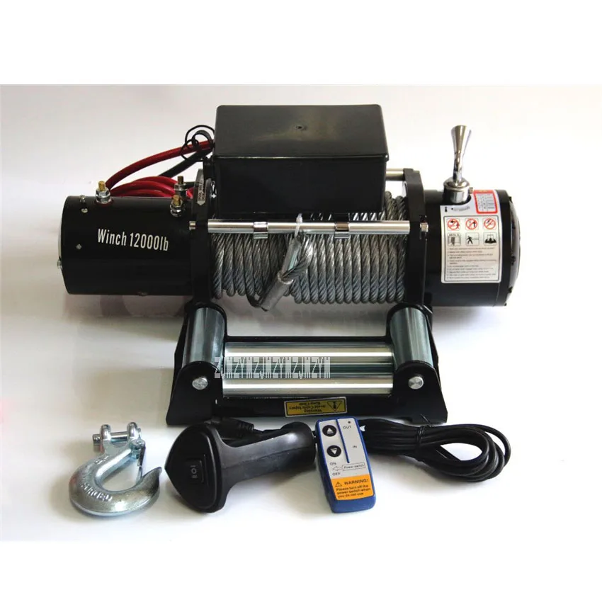 12V 12000lb автомобильная электрическая лебедка для конкретного транспортного