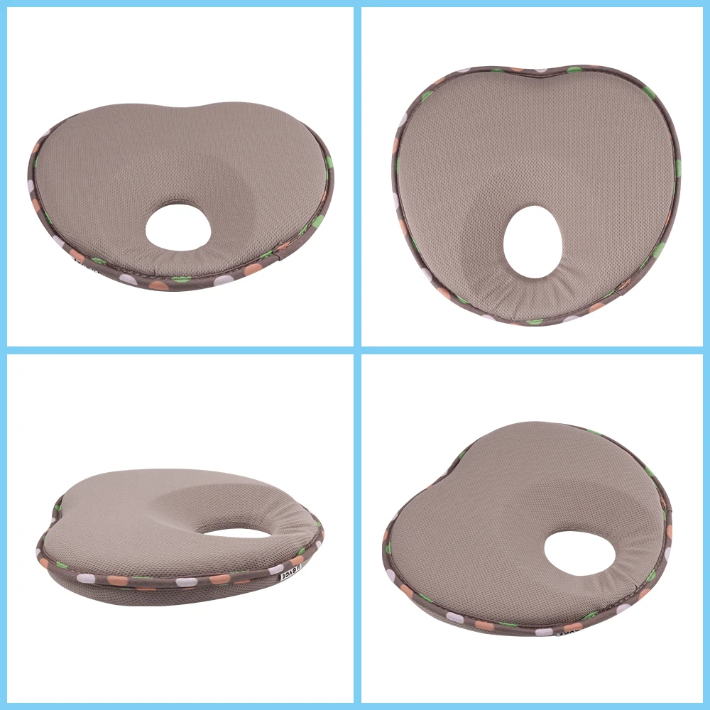

Baby Nursing Pillow Head Shaping Newborn Memory Foam Pillows Preventing Flat Head Neck Support Infant Cotton Sleeping Cushion