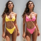 Винтажный женский купальник, бикини в стиле ретро, модные сексуальные стринги, бразильские бикини, пляжный купальный костюм, женский купальник большого размера для отдыха