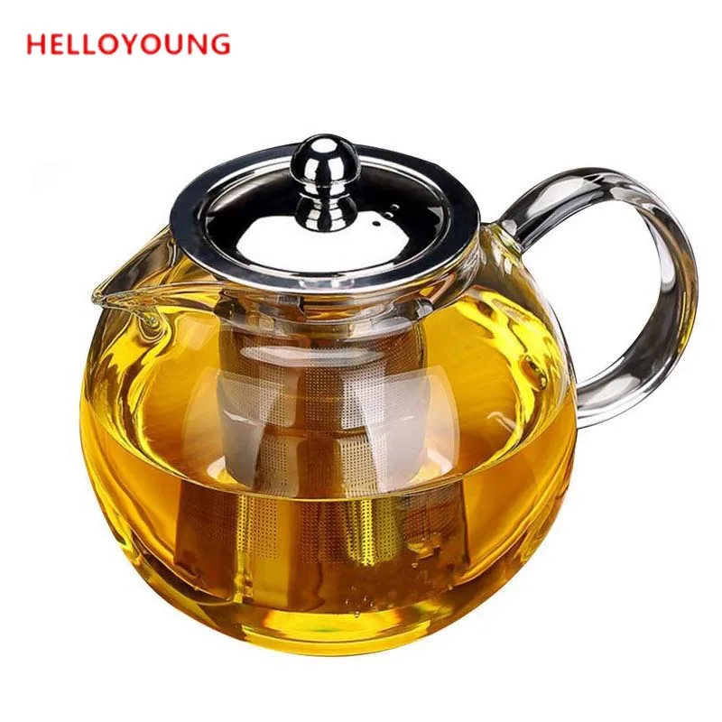 Высококачественный термостойкий стеклянный чайник чайный набор Teekanne Oolong для