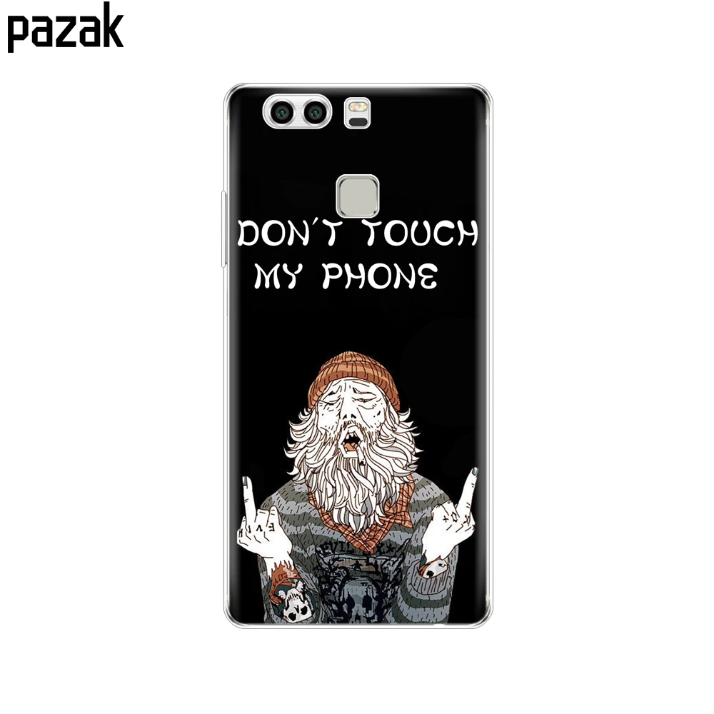 Силиконовый чехол для huawei P9 PLUS мягкий силиконовый из ТПУ p9 lite 2016 защитный