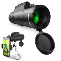 monocular waterproof 40x60 telescope with tripod phone clip binoculars night vision military for camping hiking spotting scope