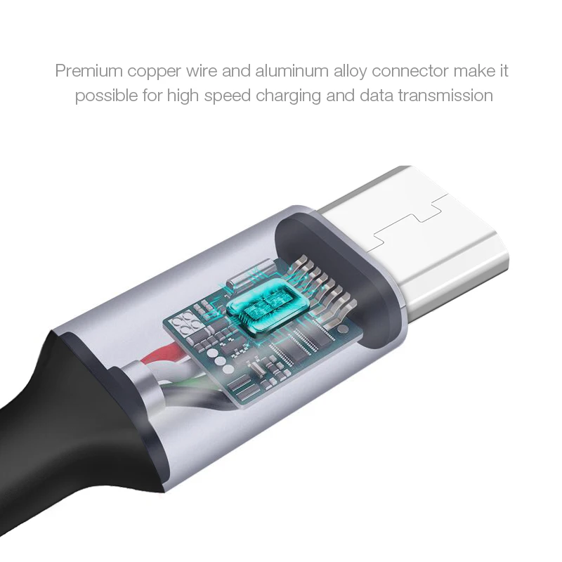 Кабель Cafele Micro USB для быстрой зарядки Huawei P30 Samsung S10 Xiaomi 9 Android кабель передачи данных