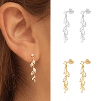 crmya cubic zirconia crystal drop dangle woman earrings gold silver filled long eardrop for women girls