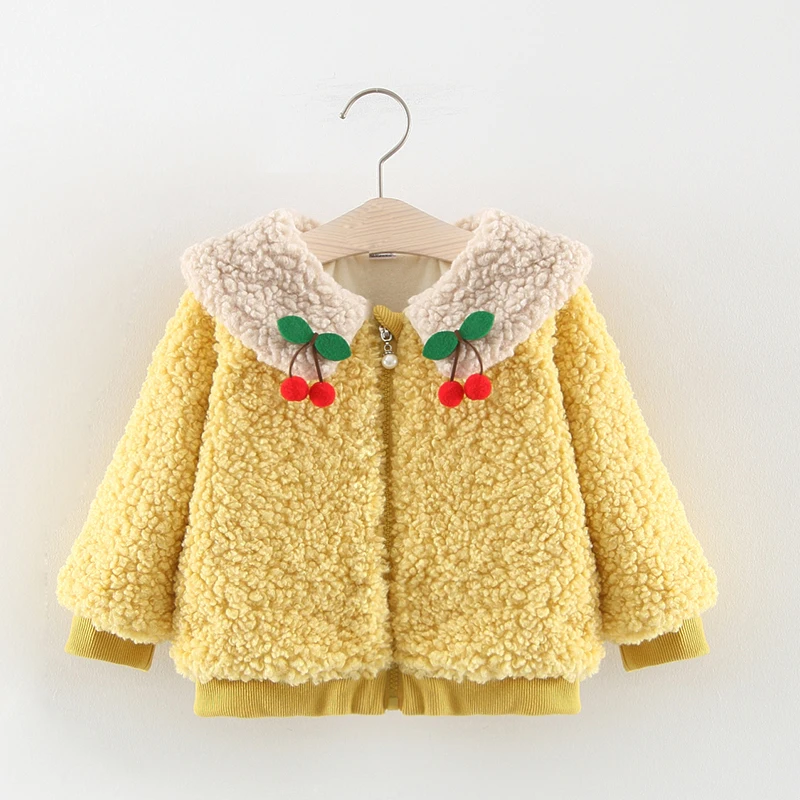 Зимнее новое пальто для маленьких девочек милая мягкая удобная теплая куртка с