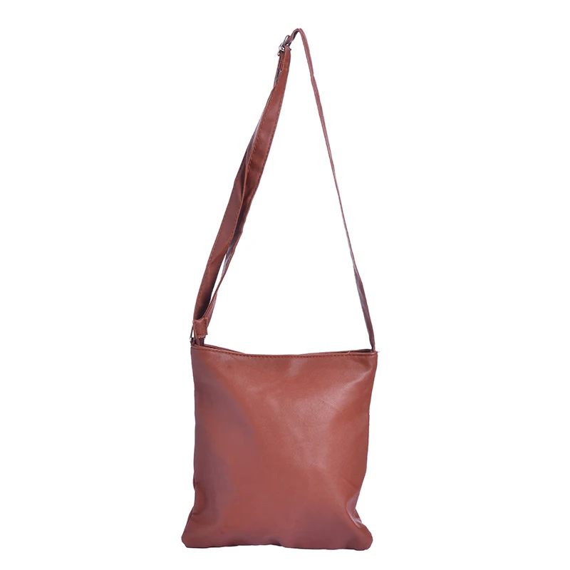 brown(style2) Сумки через плечо, простые сумки с клапаном из искусственной кожи, женские цветные мини-сумки-мессенджеры Bolsa Feminina на плечо, нагрудная сумка - Цвет: brown(style2)