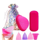 Менструальный многоразовый диск плоский дизайн менструальная чаша Сверхтонкий стерилизующий силиконовый Менструальный диск тампонпрокладка Альтернативная капля