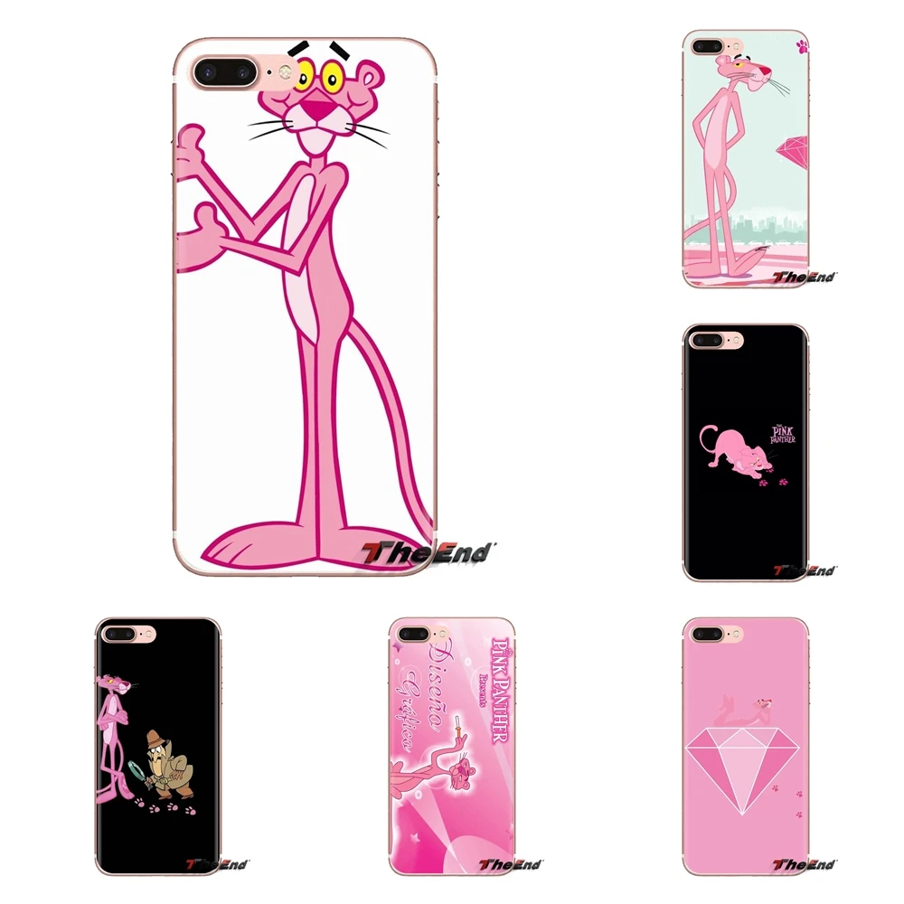For Huawei Honor 7X V10 6C V9 6A Play 9 Mate 10 Pro Y7 Y5 P8 P10 Lite Plus GR5 2017 Pink Panther Transparent Soft Cases Covers |