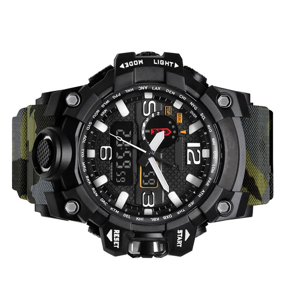 Спортивные часы для мужчин 50 м уличные водонепроницаемые наручные мальчиков