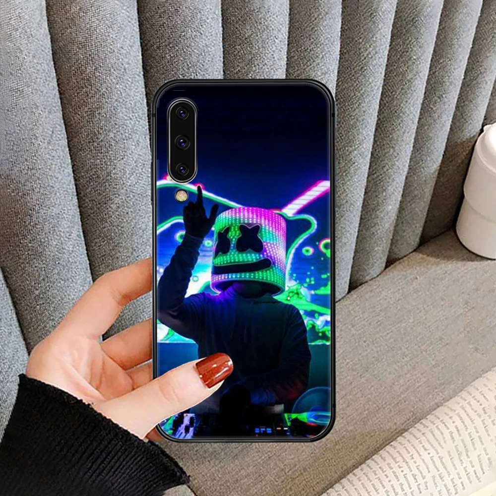 

Fashion DJ Doctom Marshmello Phone case for For SamSung Galaxy A M 5 8 10 20 30 31 40 50 51 70 71 80 s e black black Etui tpu