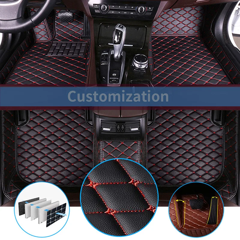 

High Quality Leather Car Floor Mats for R-Class SLC180 SLC200 SLC300 SLK200 SLK280 SLK300 SL400 SL450 Car Accessories Auto Goods