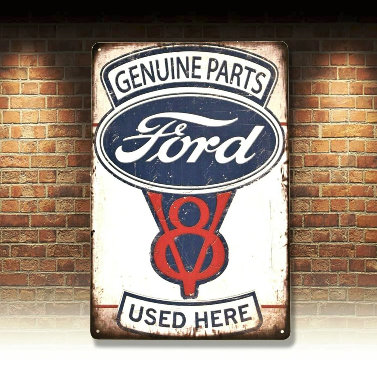 

Ford Motors Tin Metal Sign Poster Vintage Style Man Cave Garage Speed Shop Car W
