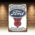 Ford Motors Оловянная металлическая табличка постер в винтажном стиле, мужская модель, магазин скоростей, автомобиль