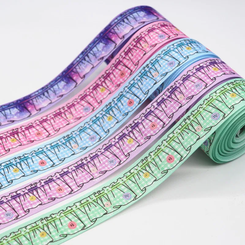 Ленты для волос с рисунком конопли 10 ярдов 1 дюйм 25 мм ленты ручной работы