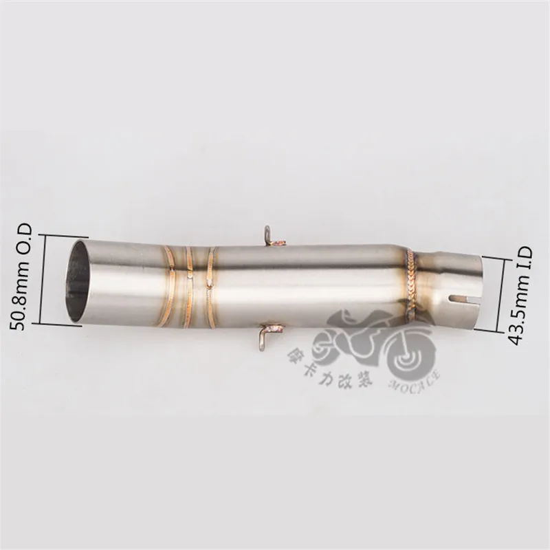 Мотоциклетная Модифицированная выхлопная труба CBR500R среднее соединение колено