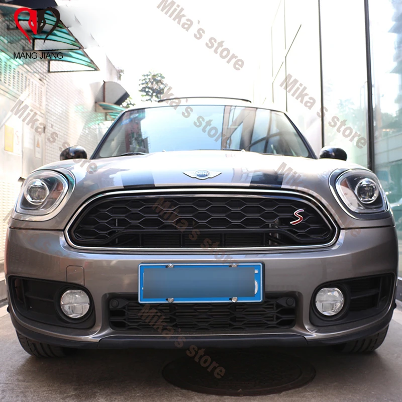 Стайлинг автомобиля уличная передняя решетка радиатора полосатая рамка