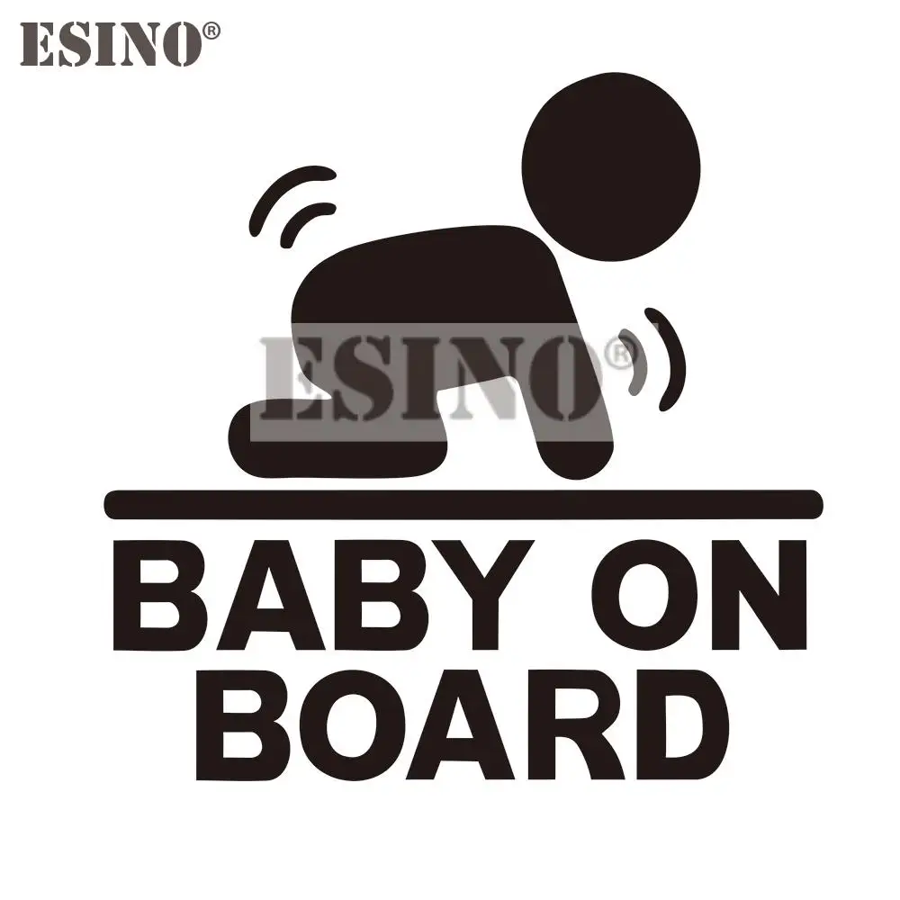 Автомобильный Стайлинг детский на борту ПВХ 3D резьба забавная Авто Наклейка