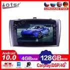 4 + 128G для Toyota Avensis T27 2009 - 2015 Android 10 Tesla экран Автомобильный мультимедийный плеер GPS навигация авто стерео DSP Carplay