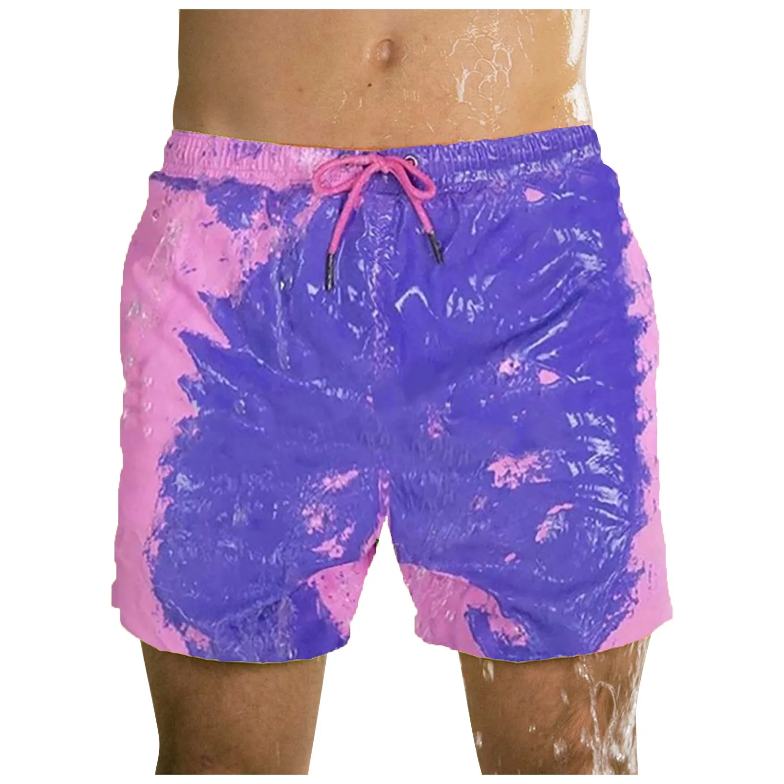 

Dropshipping Magical Change Color Beach Shorts Summer Kids Swimming Trunks Swimwear Swimsuit Quick Dry bathing shorts Beach Pant