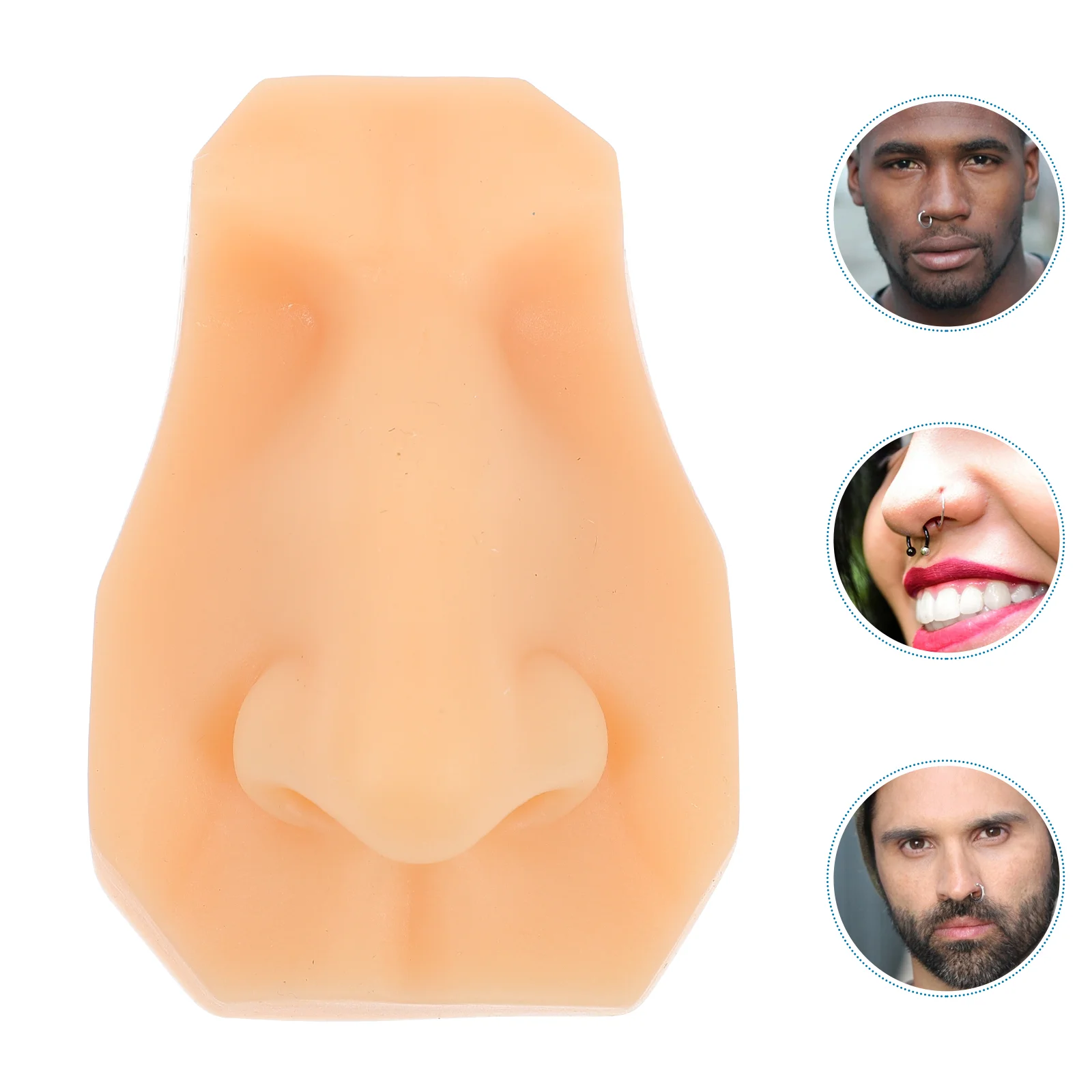 

1 Pc Supple Silicone Human Nose Supple Model for Practicing Art
